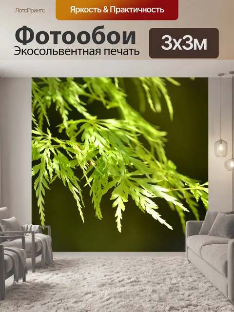 Фотообои Листва