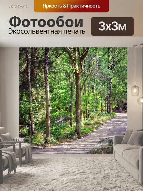 Фотообои Лесной массив
