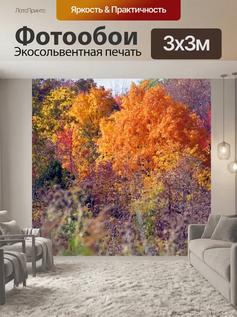 Фотообои Осень поле