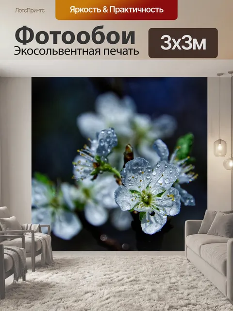 Фотообои Цветы
