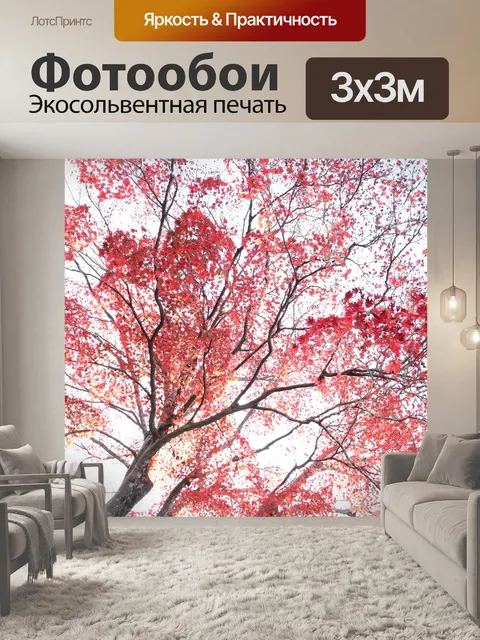 Фотообои Осенние листья
