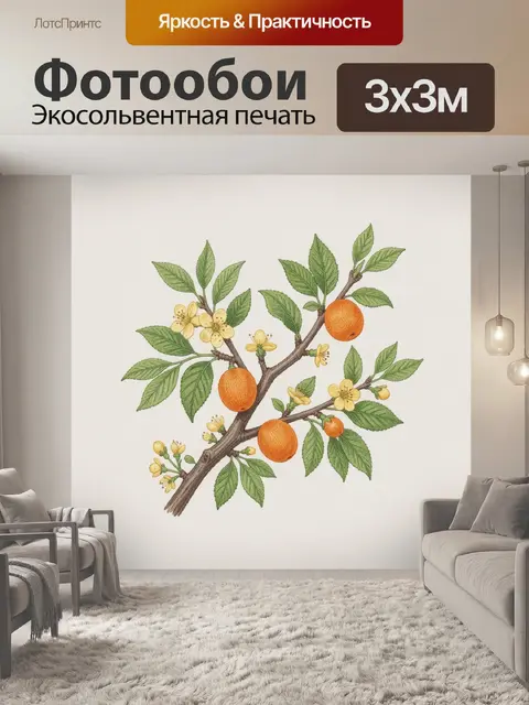 300 × 300 см · Экосольвентная печать