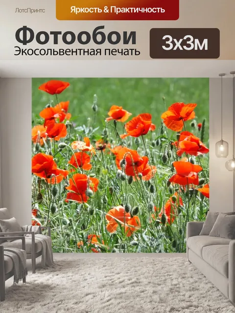Фотообои Маки