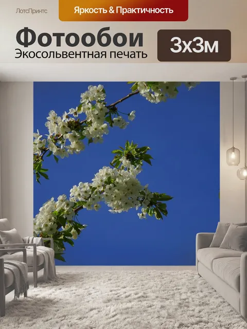 Фотообои Вишня в цвету