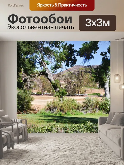 Фотообои Деревья на ранчо