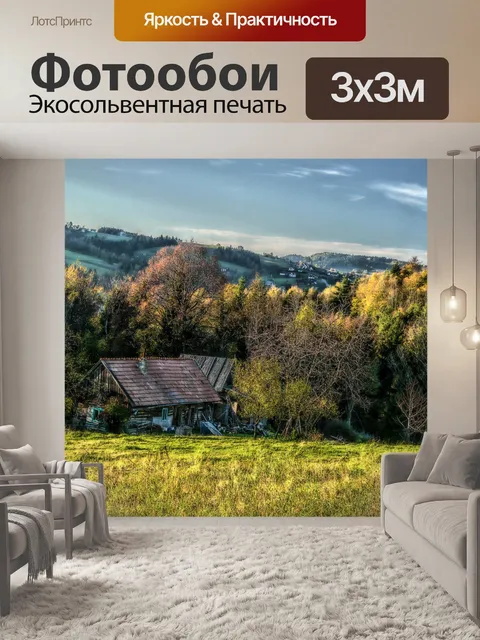 Фотообои Коттедж
