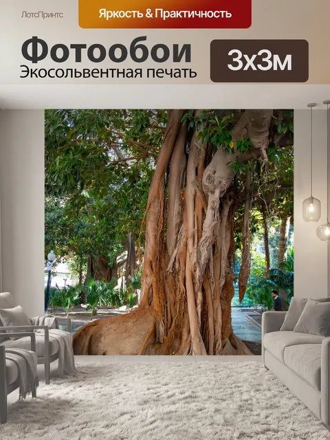 Фотообои Красивое зеленое дерево