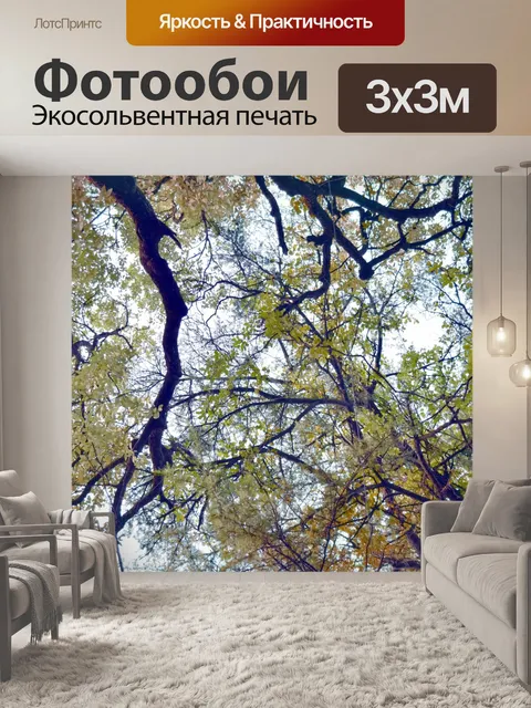 Фотообои Листва деревьев 5