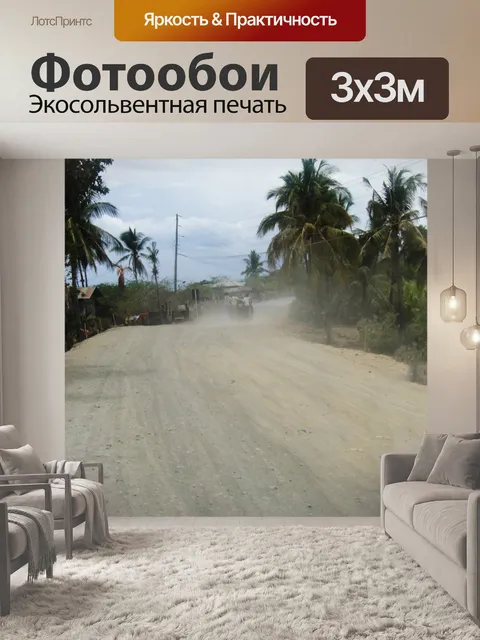 Фотообои пыльной дороге 2