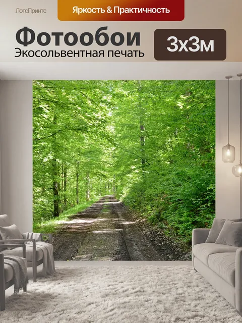 Фотообои Лесная тропа