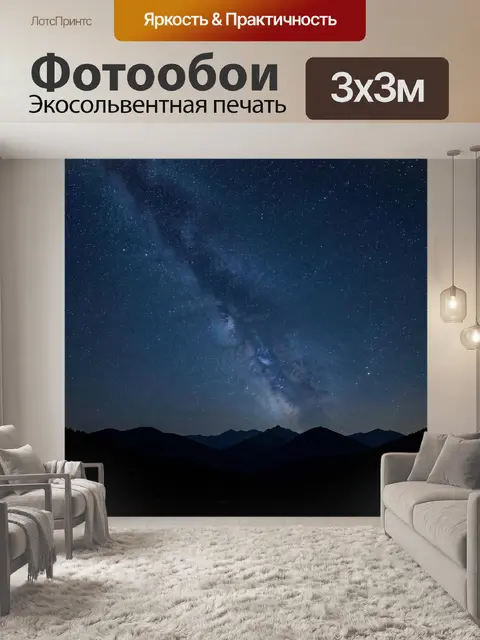 300 × 300 см · Экосольвентная печать