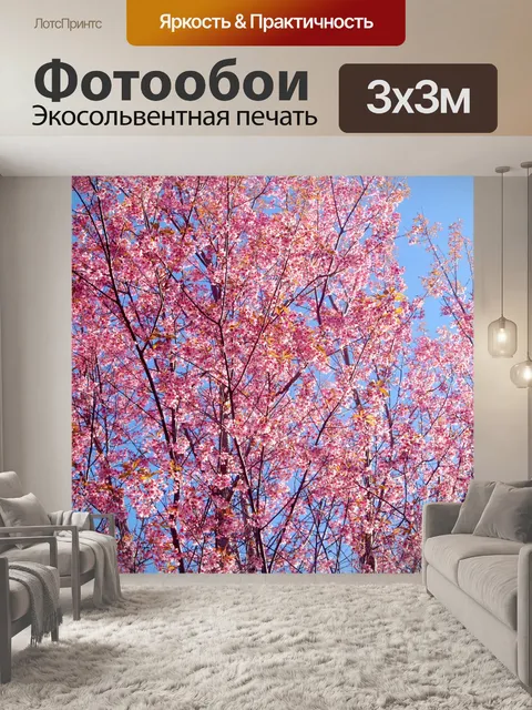 Фотообои Prunus cerasoides, дикая гималайская виш