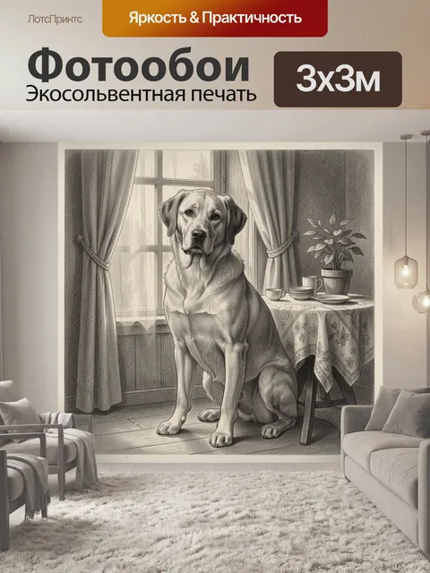 300 × 300 см · Экосольвентная печать