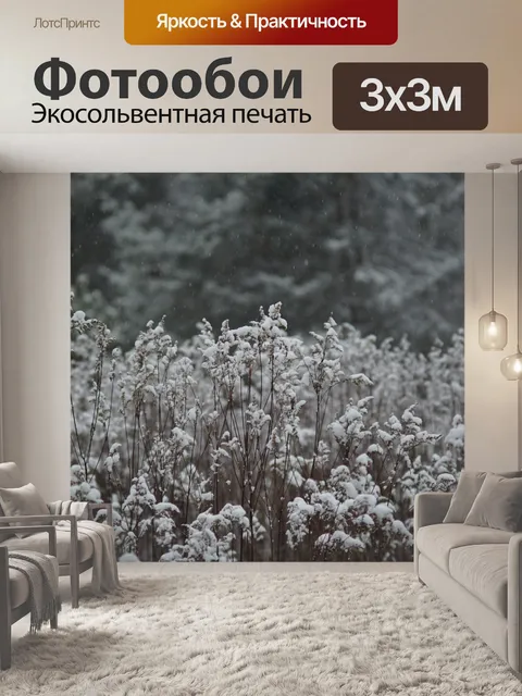 Фотообои Снег
