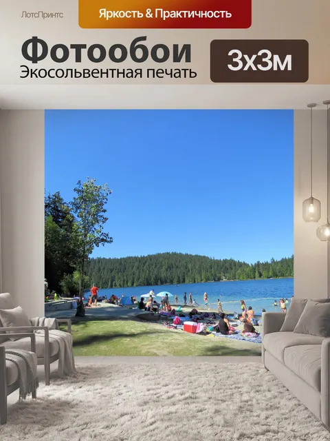 Фотообои Белый Pine Beach