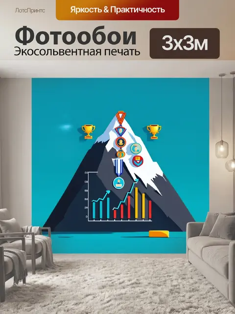 Фотообои концепция лидерства в управлении проектами