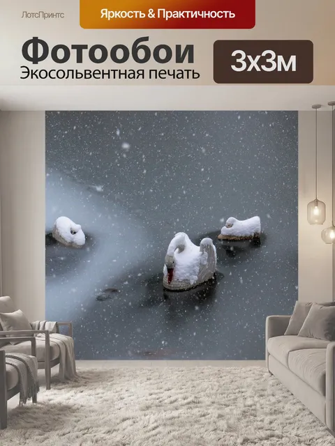 Фотообои Снег