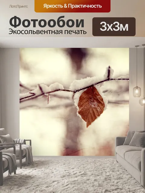 Фотообои Снежный филиал