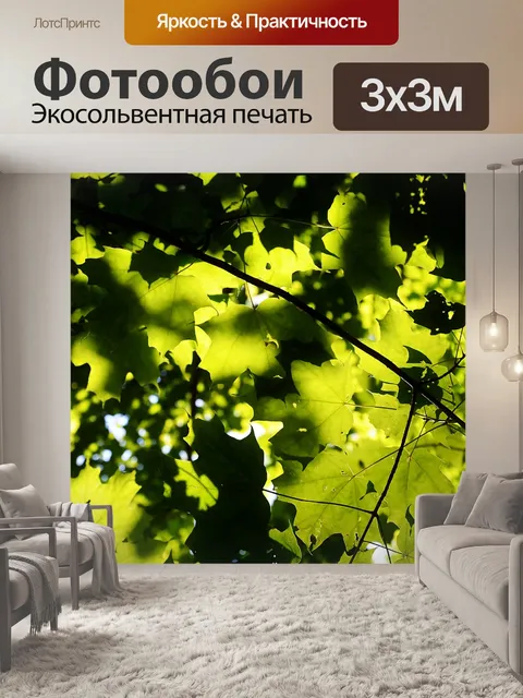 Фотообои Листья