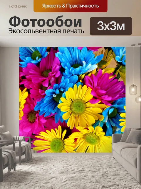 Фотообои ромашки