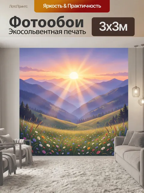 300 × 300 см · Экосольвентная печать