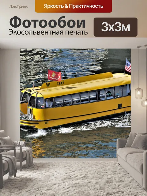 Фотообои Водное такси