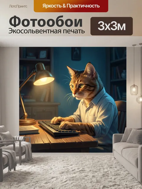 300 × 300 см · Экосольвентная печать