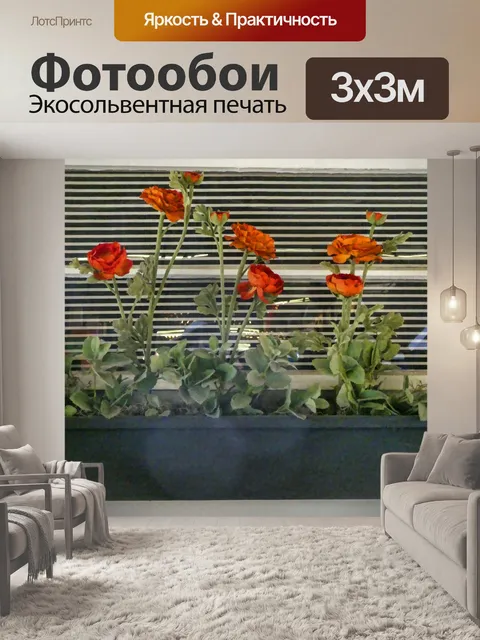 Фотообои Цветочная коробка