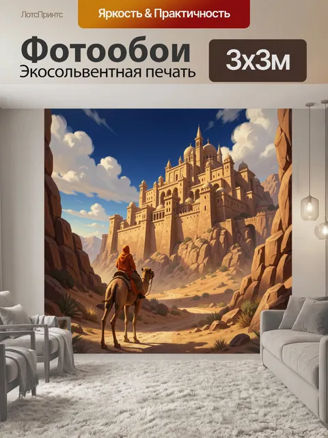 300 × 300 см · Экосольвентная печать
