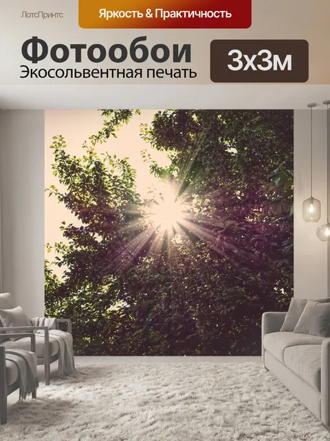 Фотообои Солнечные лучи