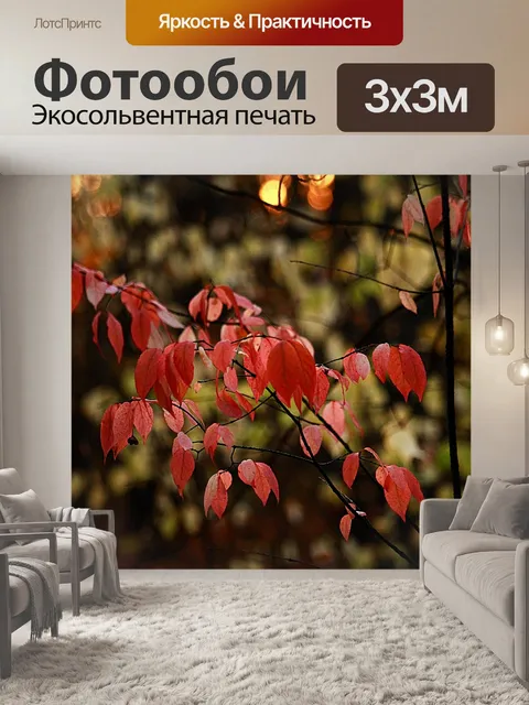 Фотообои Листья