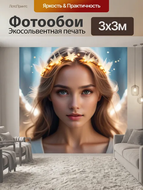 Фотообои с ангелом легкий