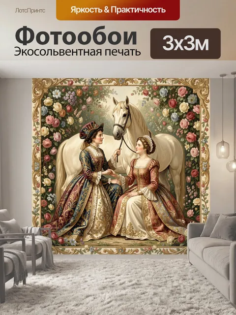 Фотообои Триумфальные пасторали с лошадью
