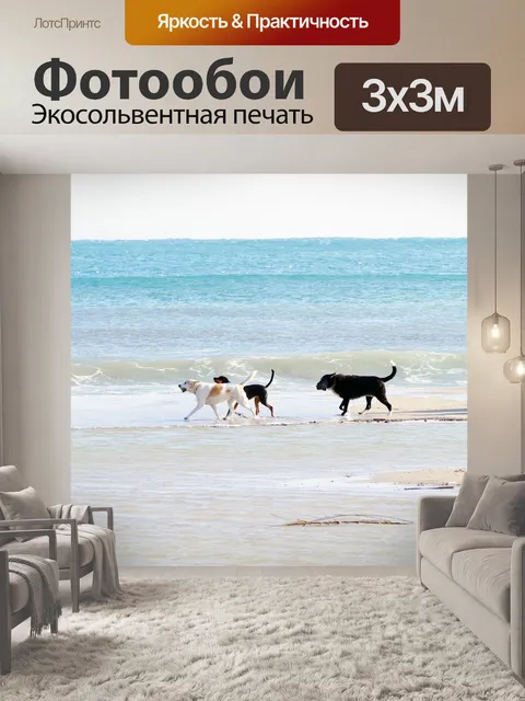 Фотообои Гулять по пляжу