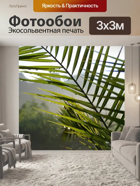 Фотообои Пальмовые листья
