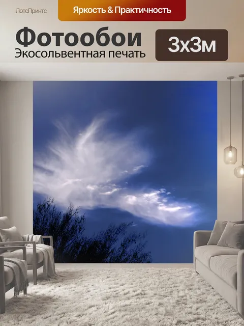 Фотообои Перо облака фон