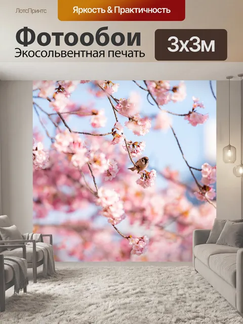 Фотообои Вишни в цвету