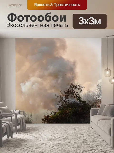 Фотообои Дым