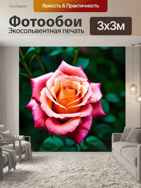 Фотообои розы в стиле кинематографический, абстрактные формы и геометрия с цветами, современный взгляд на природу