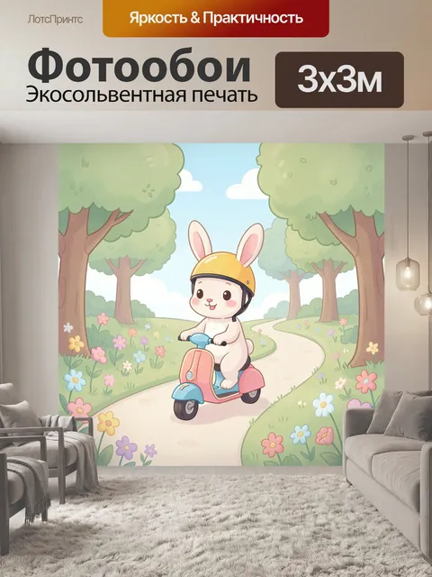 300 × 300 см · Экосольвентная печать