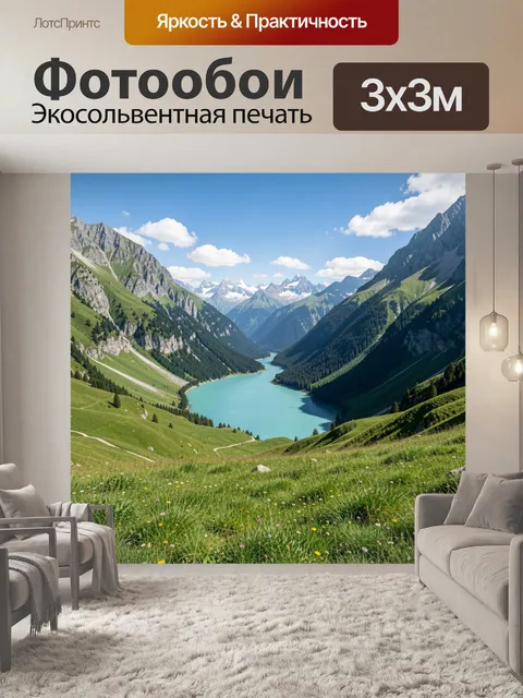 300 × 300 см · Экосольвентная печать