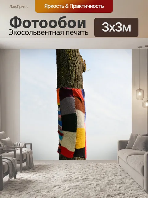 Фотообои Одетый деревья