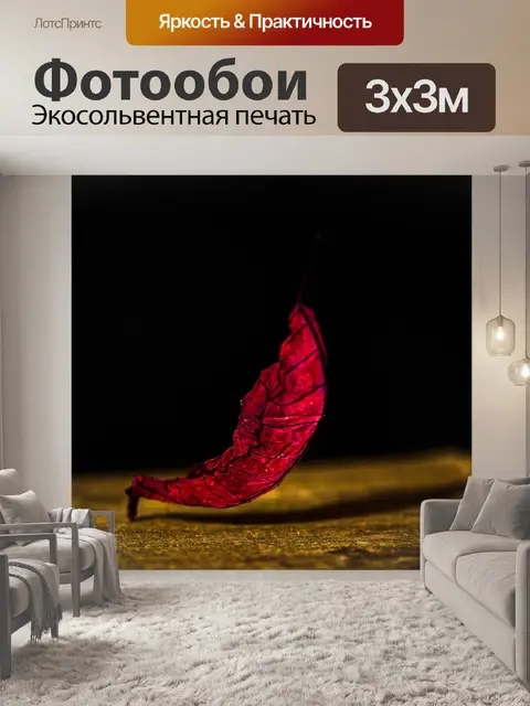 Фотообои Лист