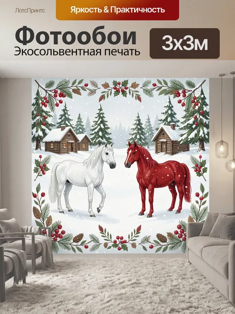 300 × 300 см · Экосольвентная печать