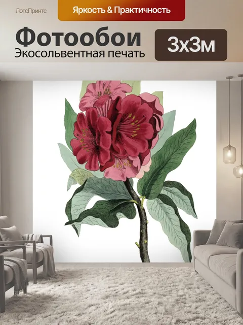 Фотообои Цветы Винтаж Клипарт