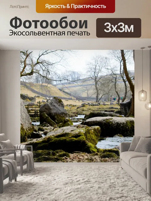 Фотообои Поток в природе