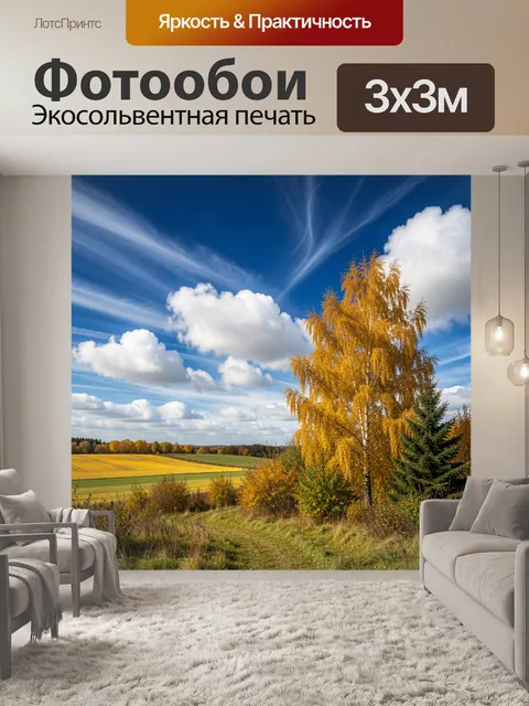 300 × 300 см · Экосольвентная печать