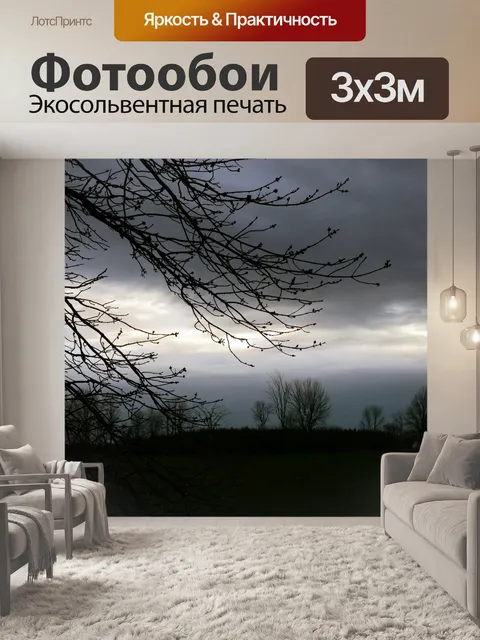 Фотообои темное небо