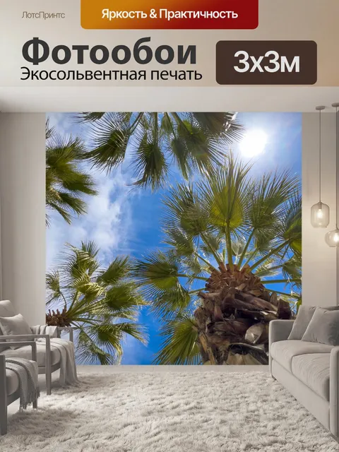Фотообои Пальмы против неба