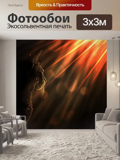 Фотообои Кошка